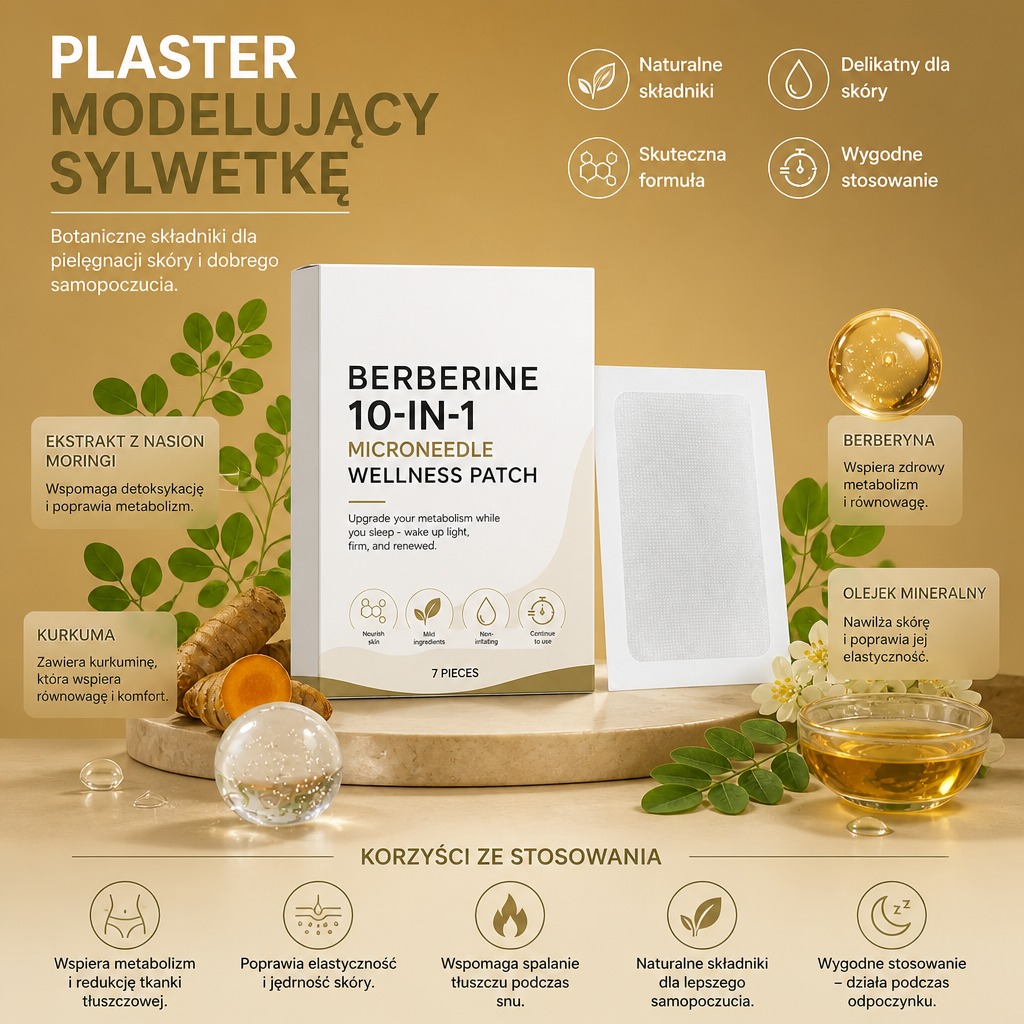 Botaniczny Plaster Modelujący Sylwetkę – Komfortowe Codzienne Noszenie dla Pielęgnacji Skóry