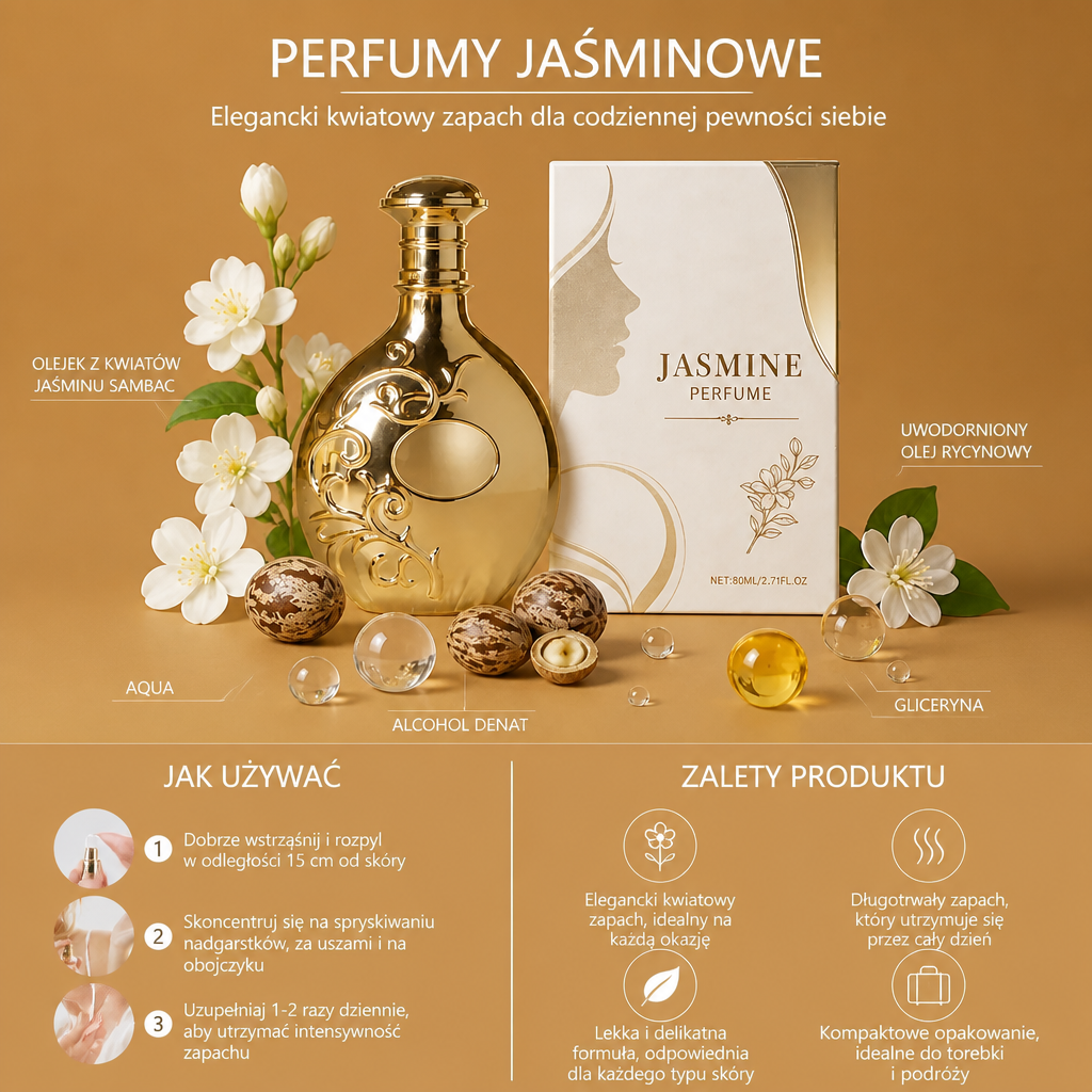 Perfumy Jaśminowe – Elegancki Kwiatowy Zapach dla Codziennej Pewności Siebie