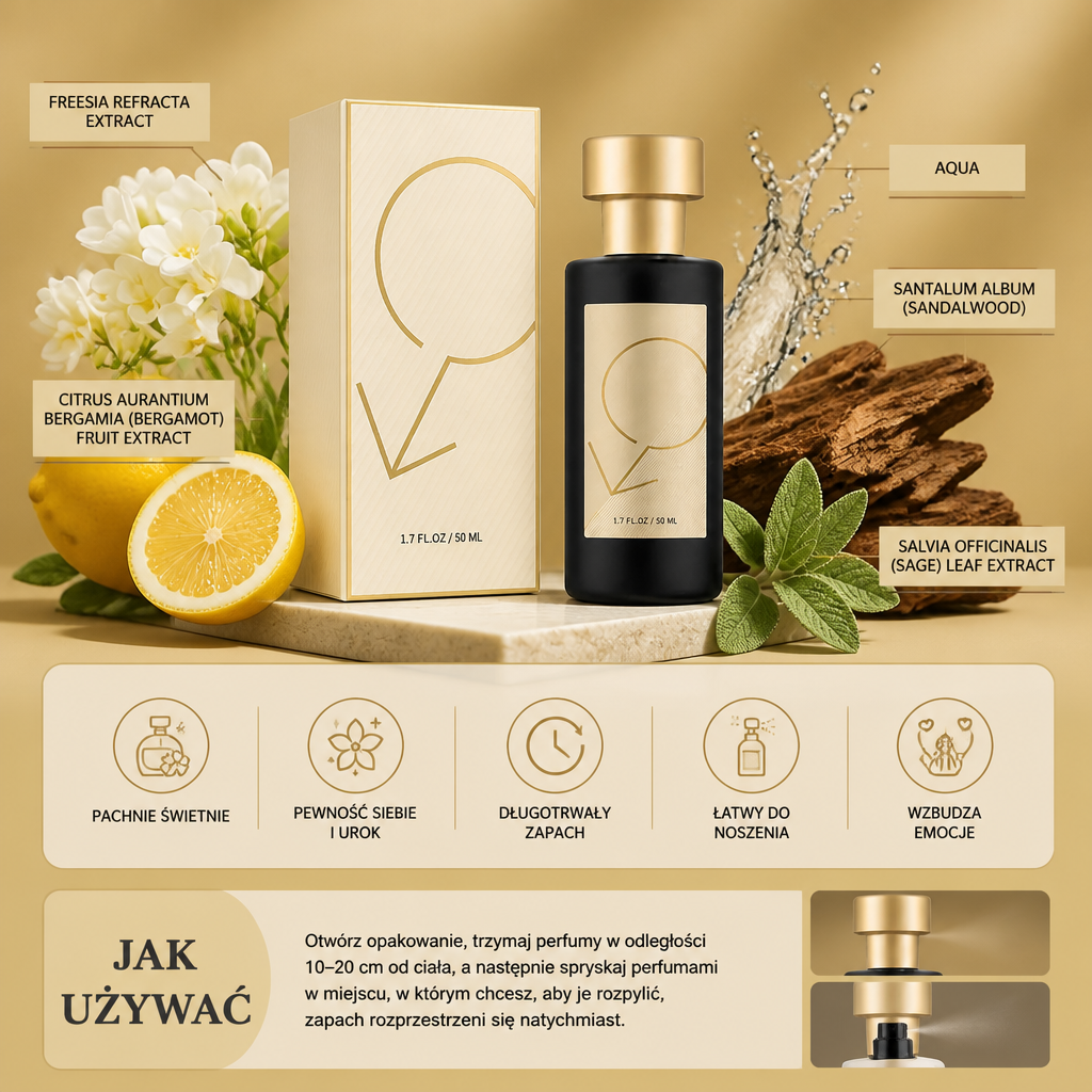 Luksusowe Perfumy Kwiatowo-Drzewne – Eleganckie Długotrwałe Doznanie Zapachowe