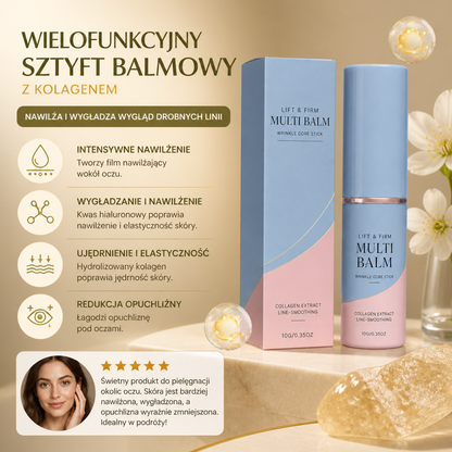 Wielofunkcyjny Sztyft Balmowy Z Kolagenem – Nawilża I Wygładza Wygląd Drobnych Linii