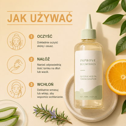 Tonik Do Twarzy Z Witaminą C Rozjaśniający – Nawilżająca Formuła Dla Promiennej Skóry