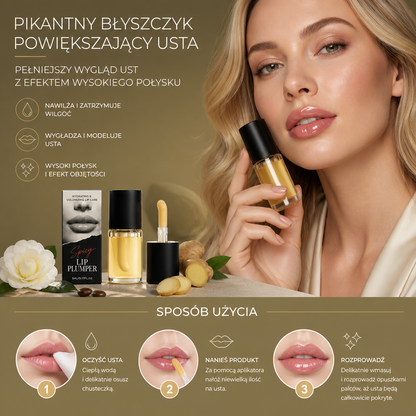 Koreański Pikantny Błyszczyk Powiększający Usta – Pełniejszy Wygląd Ust Z Efektem Wysokiego Połysku