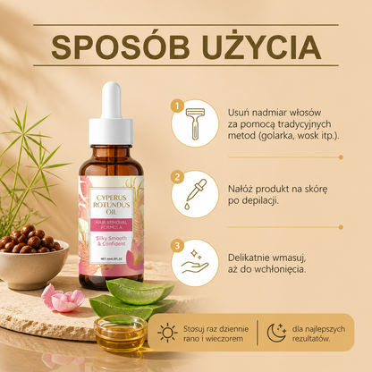 Olejek Z Cyperus Rotundus – Naturalnie Pochodna Formuła Dla Jedwabistej I Gładkiej Skóry