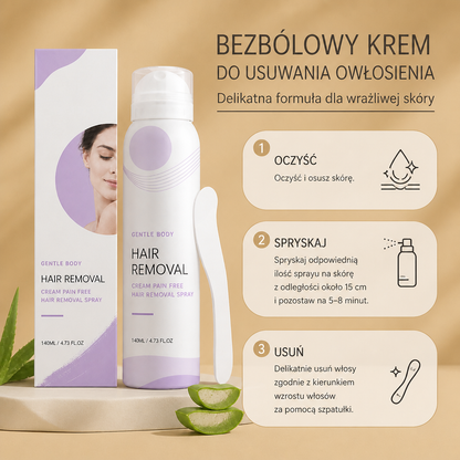 Bezbólowy Krem Do Usuwania Owłosienia Dla Kobiet – Delikatna Formuła Dla Wrażliwej Skóry