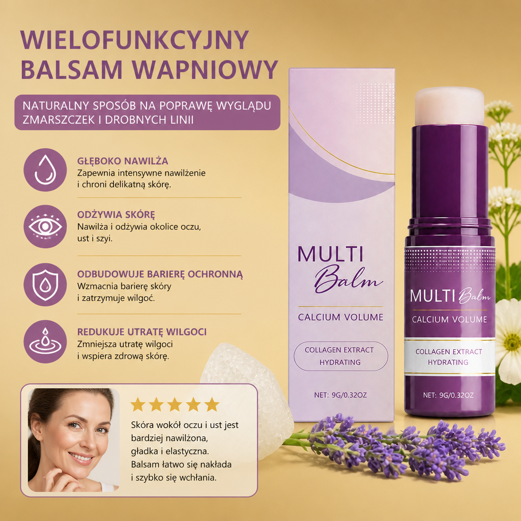 Wielofunkcyjny Balsam Wapniowy – Naturalny Sposób Na Poprawę Wyglądu Zmarszczek I Drobnych Linii