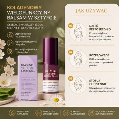 Kolagenowy Wielofunkcyjny Balsam W Sztyfcie – Głębokie Nawilżenie Dla Miękkiej I Gładkiej Skóry