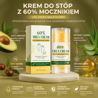 Krem Do Stóp Z 60% Mocznikem – Intensywna Pielęgnacja Dla Gładkich I Miękkich Stóp