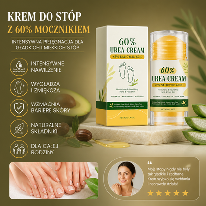Krem Do Stóp Z 60% Mocznikem – Intensywna Pielęgnacja Dla Gładkich I Miękkich Stóp