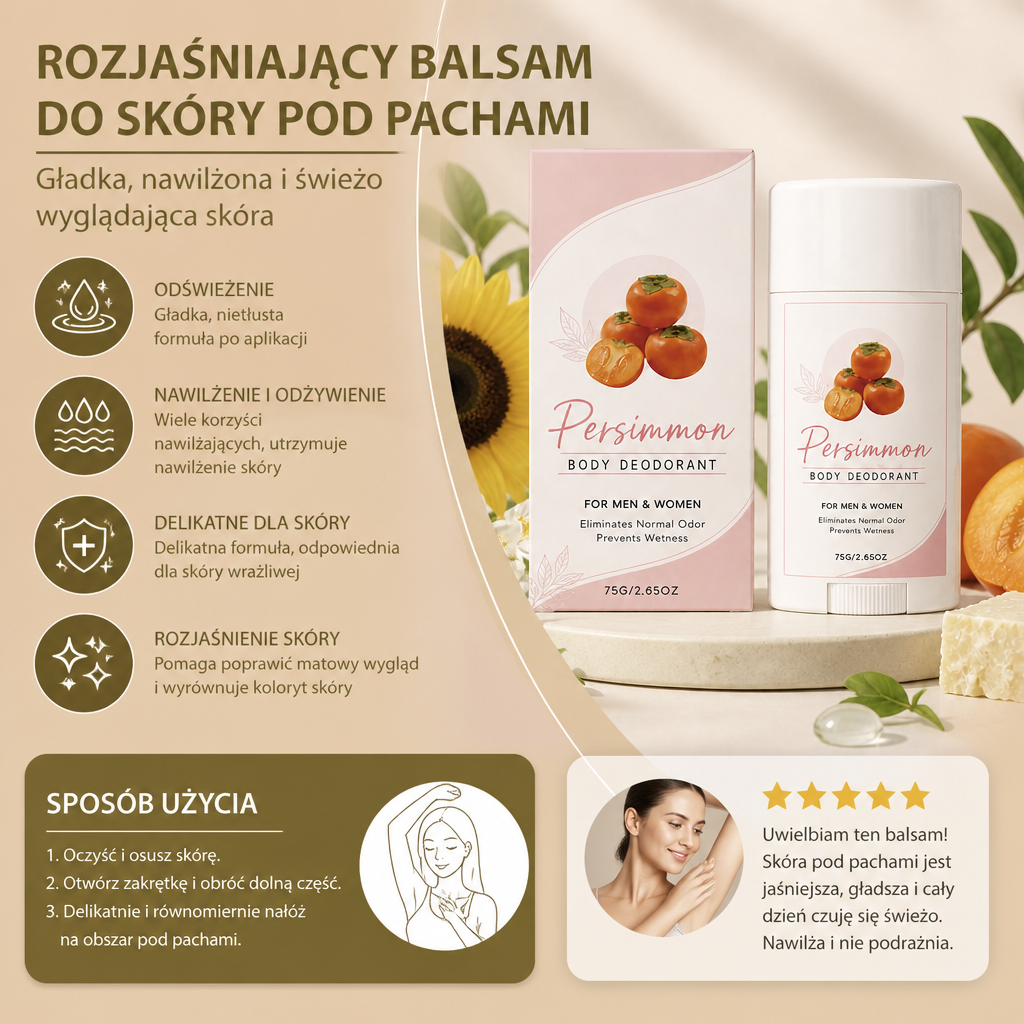Rozjaśniający Balsam Do Skóry Pod Pachami – Gładka, Nawilżona I Świeżo Wyglądająca Skóra
