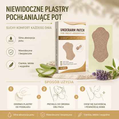 Niewidoczne Plastry Pochłaniające Pot Pod Pachami – Suchy Komfort Każdego Dnia