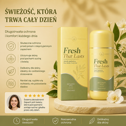 Długotrwały Sztyft Dezodorujący Dla Świeżej, Suchej I Komfortowej Skóry Pod Pachami