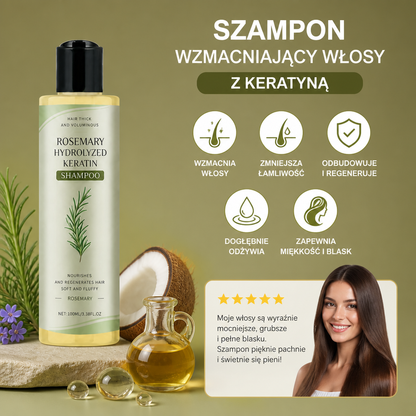 Szampon Wzmacniający Włosy Z Keratyną – Odżywcza Formuła Dla Pełniejszego Wyglądu Włosów