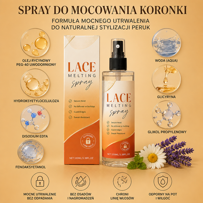 Spray Do Mocowania Koronki – Formuła Mocnego Utrwalenia Do Naturalnej Stylizacji Peruk