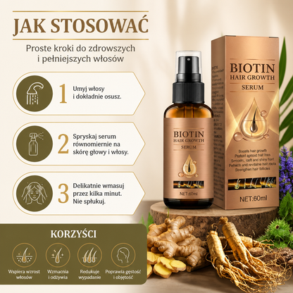 Serum Do Włosów Z Biotyną – Odżywcza Formuła Dla Pełniejszego Wyglądu Włosów
