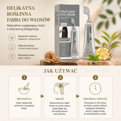 Delikatna Roślinna Farba Do Włosów – Naturalnie Wyglądający Kolor Z Odżywczą Pielęgnacją