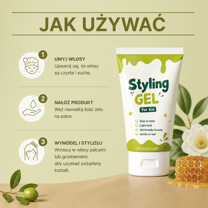 Żel Do Stylizacji Włosów Dla Dzieci – Delikatne Utrwalenie I Nawilżająca Pielęgnacja Włosów