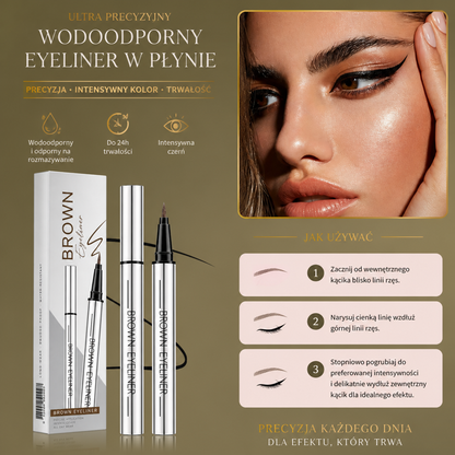Ultra Precyzyjny Wodoodporny Eyeliner w Płynie