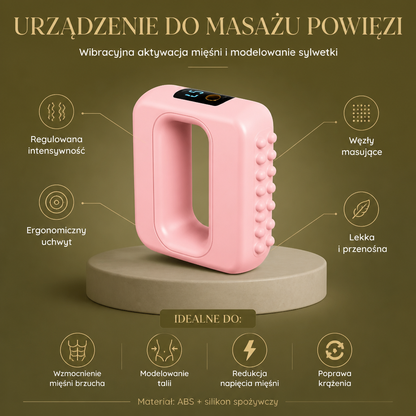 Urządzenie do masażu powięzi – wibracyjna aktywacja mięśni i modelowanie sylwetki brzucha, talii i całego ciała