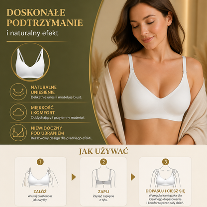 Biustonosz Push-Up Comfort – Podtrzymujący, Modelujący i Wygodny na Co Dzień