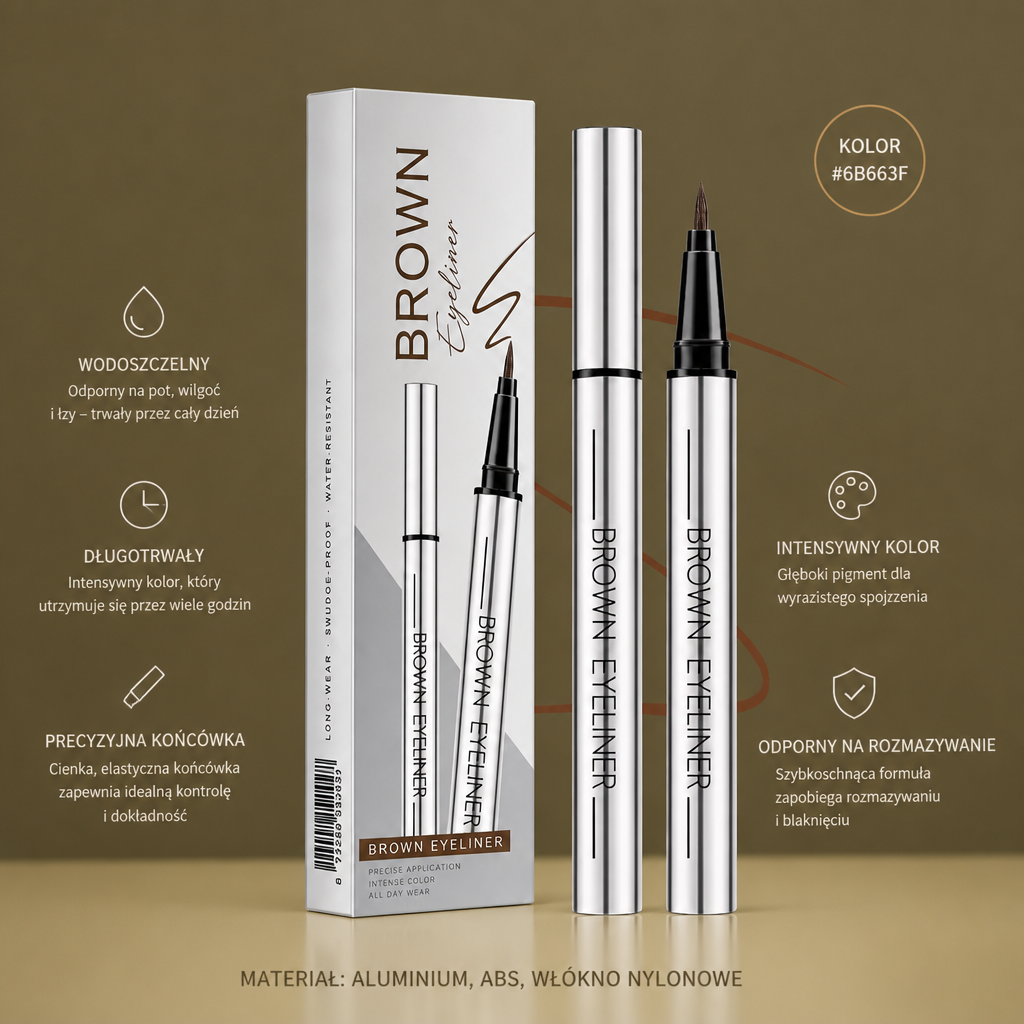 Ultra Precyzyjny Wodoodporny Eyeliner w Płynie