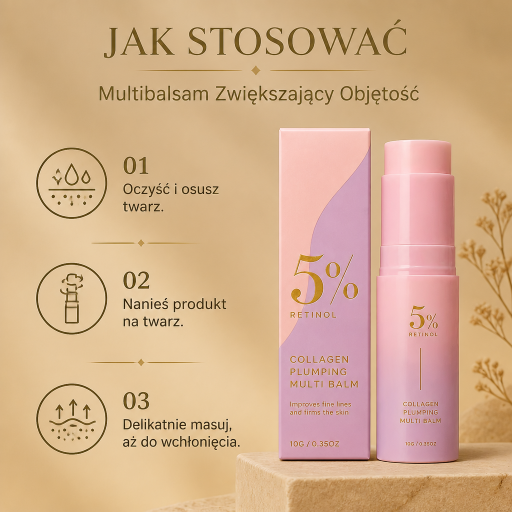 Multibalsam Zwiększający Objętość – Nawilżająca i Ujędrniająca Pielęgnacja dla Gładkiej Skóry