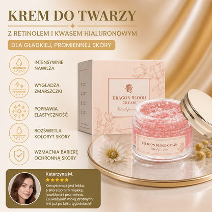 Krem do Twarzy z Retinolem i Kwasem Hialuronowym dla Gładkiej, Promiennej Skóry