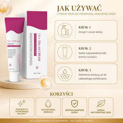 Rozświetlający Krem do Twarzy z Arbutyną – Nawilżająca Formuła dla Promiennej Skóry