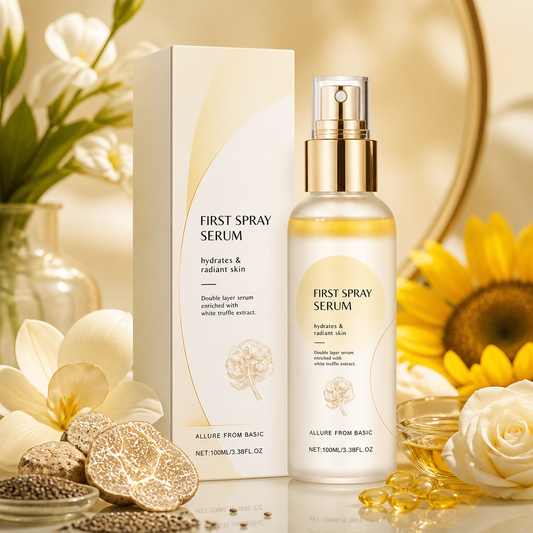 Nawilżające Dwufazowe Serum w Sprayu dla Promiennej i Gładko Wyglądającej Skóry