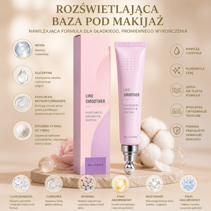Rozświetlająca Baza pod Makijaż – Nawilżająca Formuła dla Gładkiego, Promiennego Wykończenia