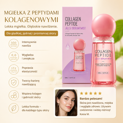 Mgiełka z Peptydami Kolagenowymi – Lekkie Nawilżenie dla Gładkiej i Promiennej Skóry