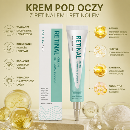 Krem pod Oczy z Retinalem i Retinolem – Nawilżająca Pielęgnacja dla Gładszego Wyglądu Okolic Oczu