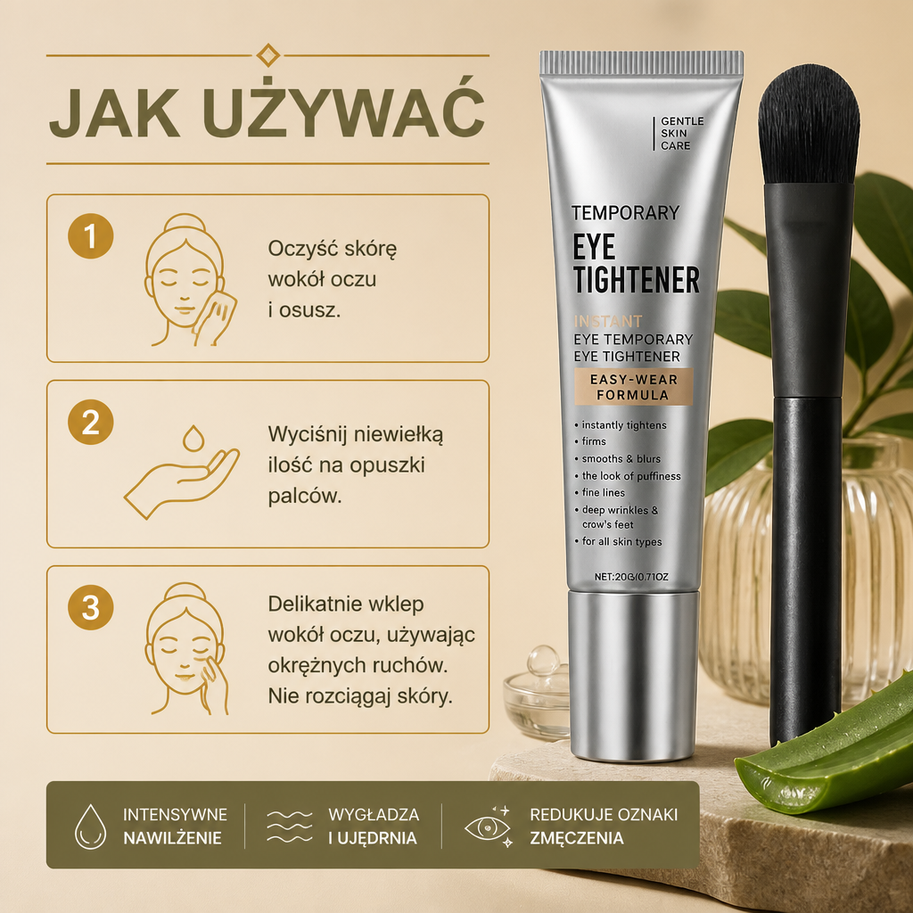Nawilżający Krem pod Oczy z Retinolem dla Gładszej i Jędrniejszej Skóry