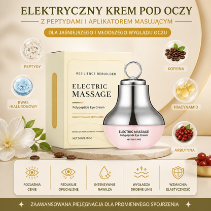 Elektryczny Krem pod Oczy z Peptydami i Aplikatorem Masującym dla Jaśniejszego Wyglądu Oczu