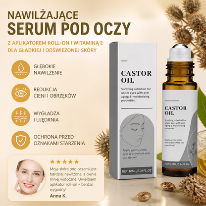 Nawilżające Serum pod Oczy z Aplikatorem Roll-On i Witaminą E dla Gładkiej i Odświeżonej Skóry