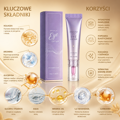 Nawilżający Krem pod Oczy z Kolagenem dla Gładkiej, Miękkiej i Odświeżonej Skóry