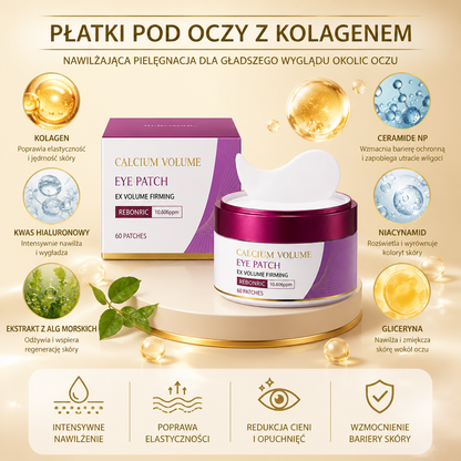 Hydrożelowe Płatki pod Oczy z Kolagenem – Nawilżająca Pielęgnacja dla Gładszego Wyglądu Okolic Oczu