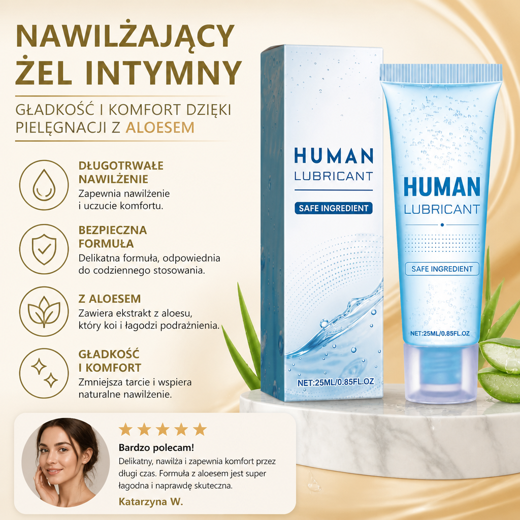 Nawilżający żel intymny – gładkość i komfort dzięki pielęgnacji z aloesem