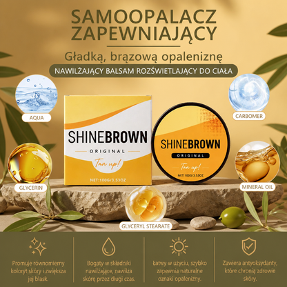 Samoopalacz zapewniający gładką, brązową opaleniznę – nawilżający balsam rozświetlający do ciała