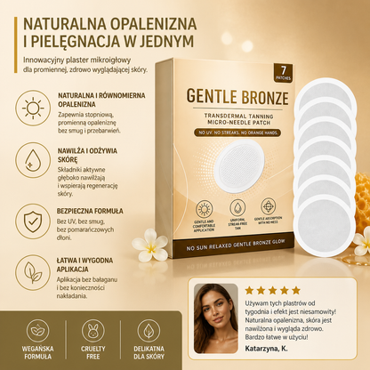 Samoopalający plaster mikroigłowy – naturalny, brązowy blask i pielęgnacja nawilżająca