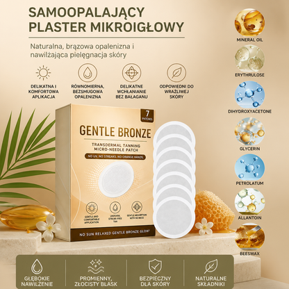 Samoopalający plaster mikroigłowy – naturalny, brązowy blask i pielęgnacja nawilżająca
