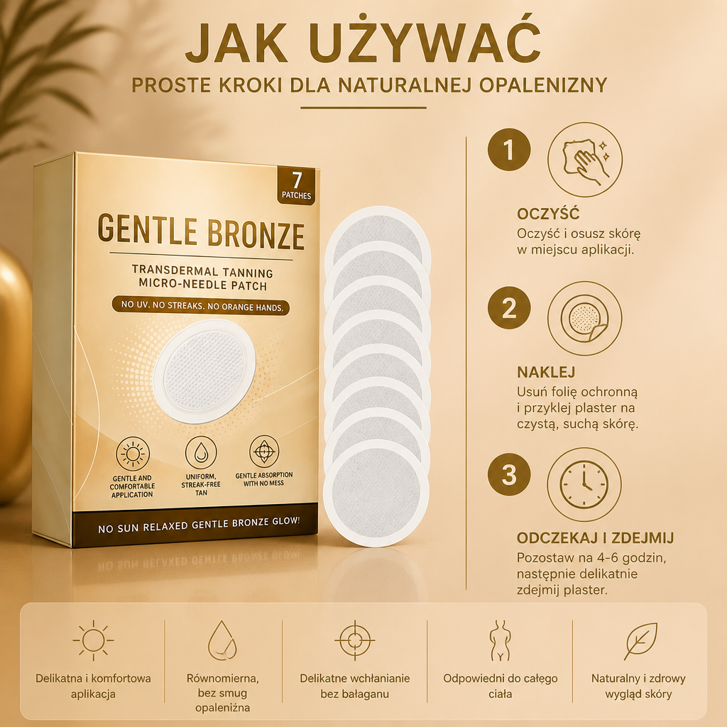 Samoopalający plaster mikroigłowy – naturalny, brązowy blask i pielęgnacja nawilżająca