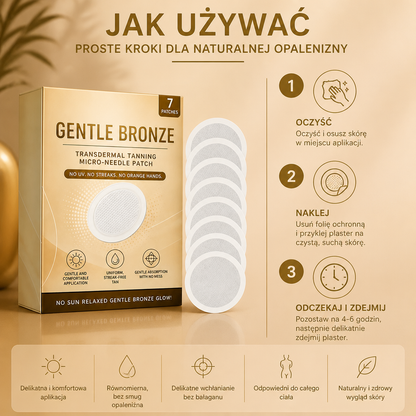 Samoopalający plaster mikroigłowy – naturalny, brązowy blask i pielęgnacja nawilżająca
