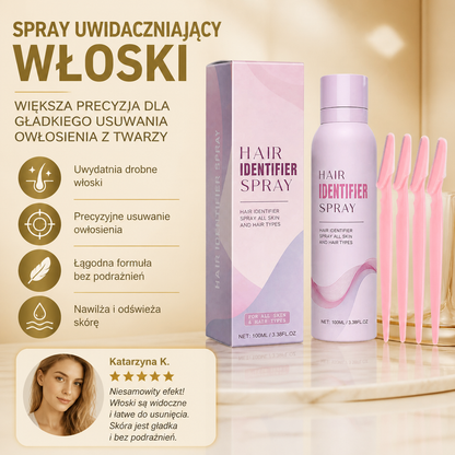 Spray Uwidaczniający Włoski – Większa Precyzja dla Gładkiego Usuwania Owłosienia z Twarzy