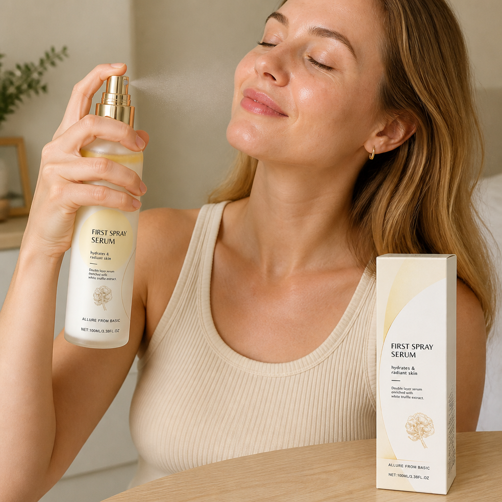 Nawilżające Dwufazowe Serum w Sprayu dla Promiennej i Gładko Wyglądającej Skóry