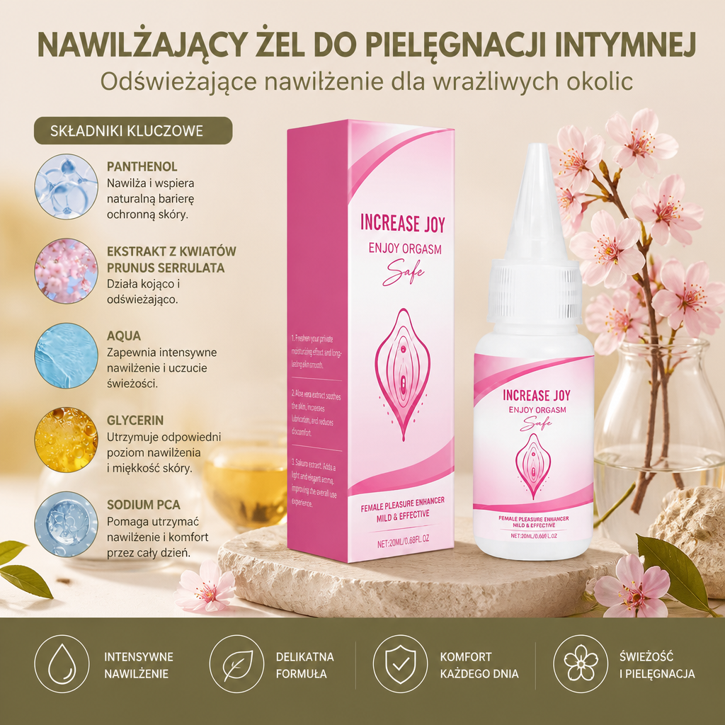 Nawilżający żel do pielęgnacji intymnej – odświeżające nawilżenie dla wrażliwych okolic