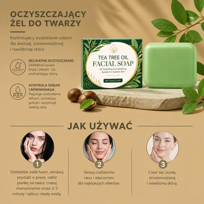 Oczyszczający Żel do Twarzy Kontrolujący Wydzielanie Sebum dla Świeżej, Zrównoważonej i Nawilżonej Skóry