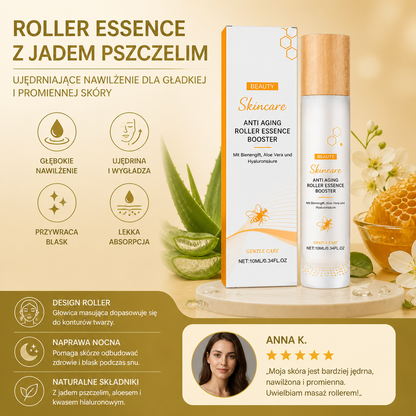 Roller Essence z Jadem Pszczelim – Ujędrniające Nawilżenie dla Gładkiej i Promiennej Skóry