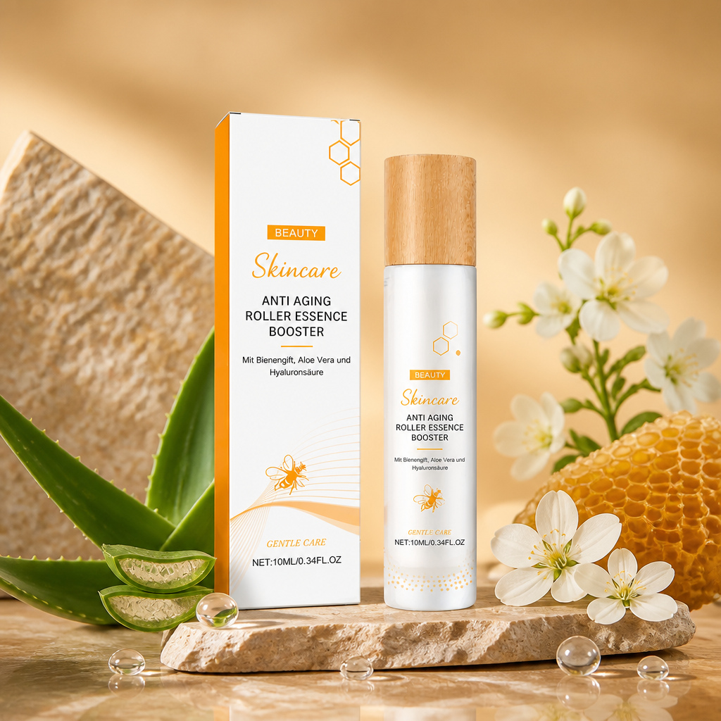 Roller Essence z Jadem Pszczelim – Ujędrniające Nawilżenie dla Gładkiej i Promiennej Skóry