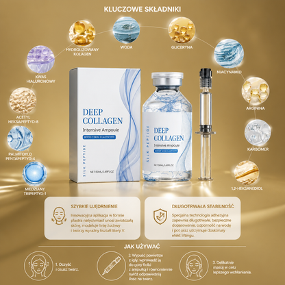 Głęboka Ampułka z Peptydami Kolagenu – Intensywne Serum Ujędrniające dla Elastyczności Skóry