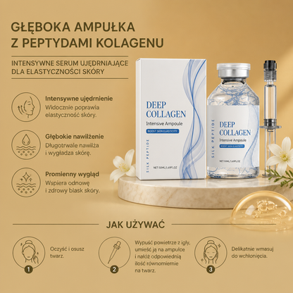 Głęboka Ampułka z Peptydami Kolagenu – Intensywne Serum Ujędrniające dla Elastyczności Skóry